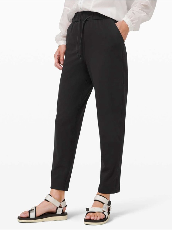 Lululemon Keep Moving Pant High Rise Straight Athletic Black Sz 6 - Picture 10 of 10